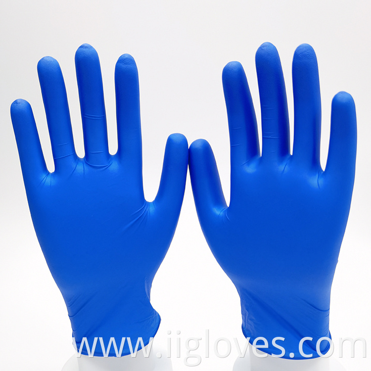 Nitrile Kitchen Working Safety Gloves Powder Free Food Grade Waterproof Nitrile Gloves